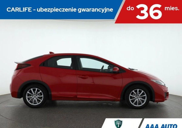 Honda Civic cena 55000 przebieg: 65159, rok produkcji 2016 z Nysa małe 254